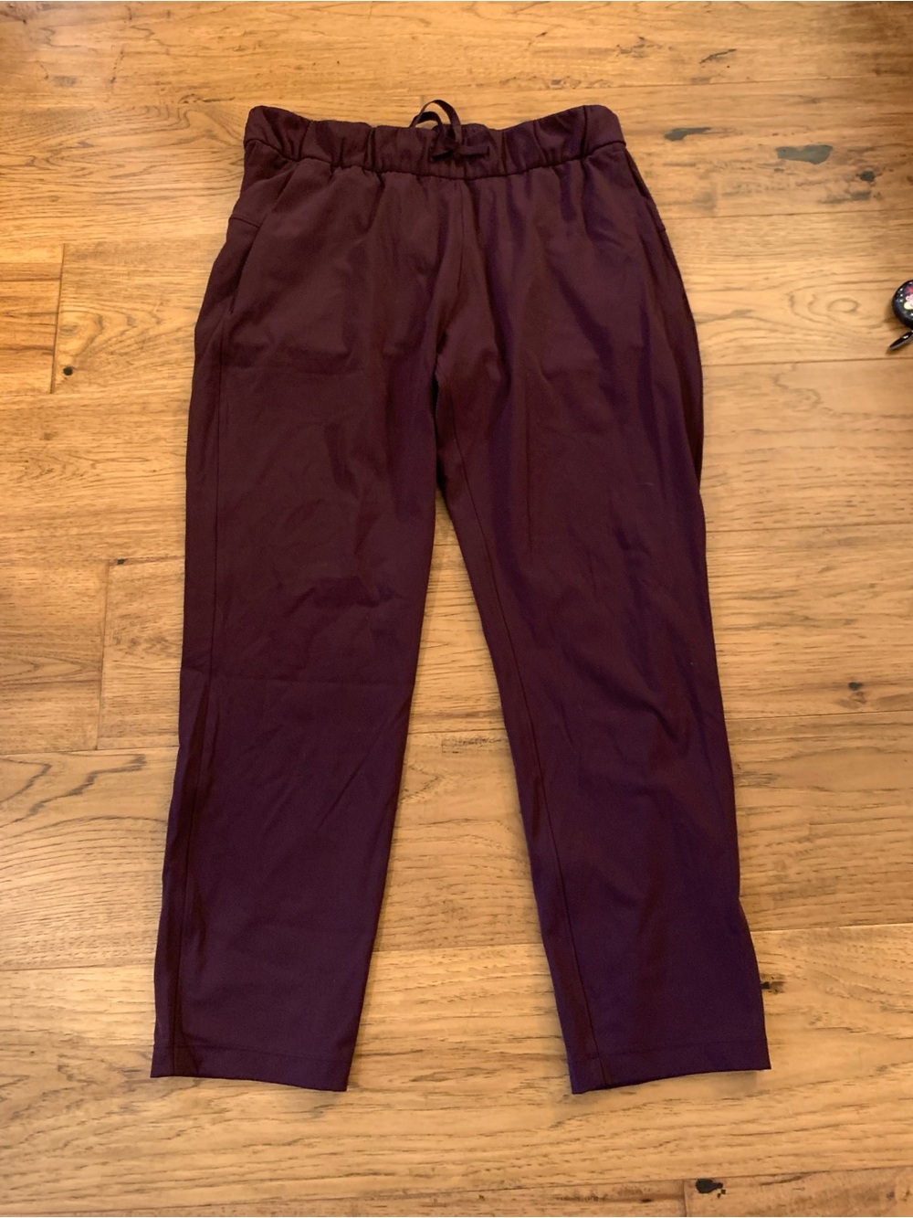 Women’s  Drawstring Casual Pants in Dark Plum